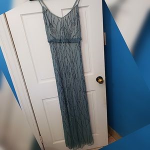 Final price Adrianna papell long halter dress nwt